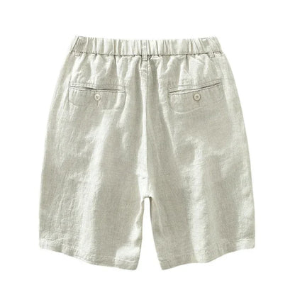 CAPRI LINEN SHORTS – COASTAL ELEGANCE - Velmari