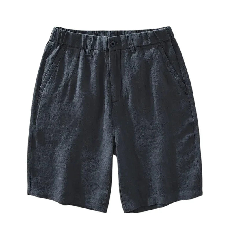 CAPRI LINEN SHORTS – COASTAL ELEGANCE - Velmari