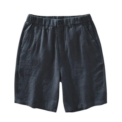 CAPRI LINEN SHORTS – COASTAL ELEGANCE - Velmari