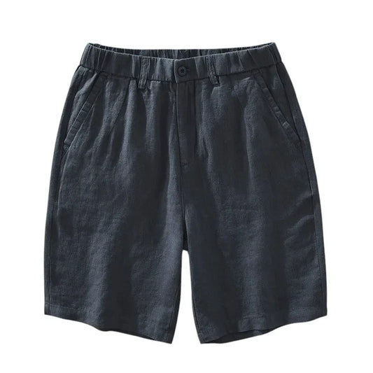 CAPRI LINEN SHORTS – COASTAL ELEGANCE - Velmari