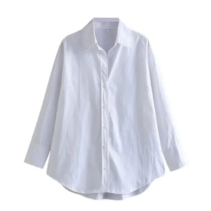 AMÉLIE POPLIN SHIRT – CASUAL CHIC - Velmari